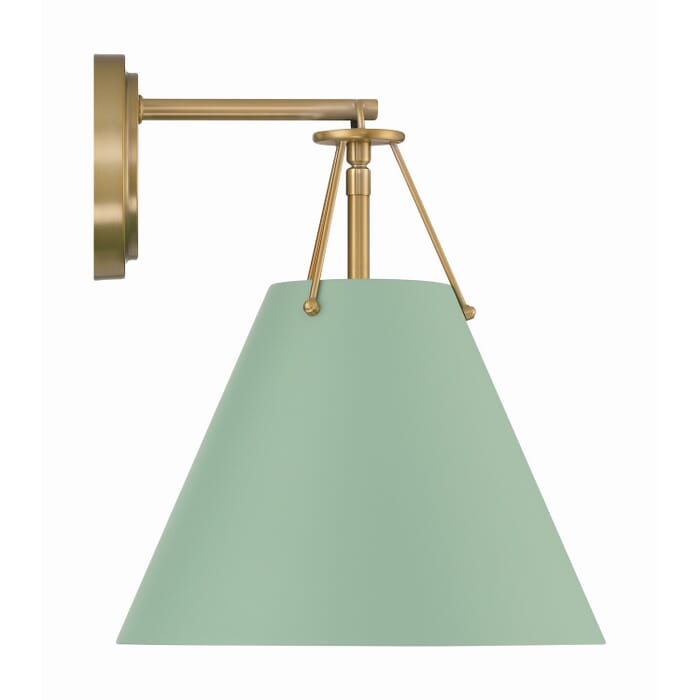 One Light Task Sconce by Crystorama One Light Task Sconce by Crystorama