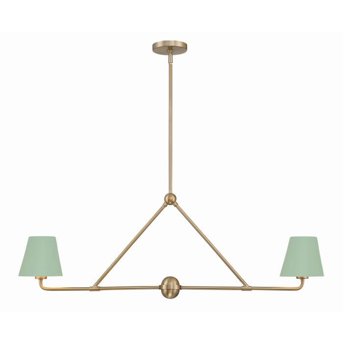 Two Light Chandelier by Crystorama Two Light Chandelier by Crystorama