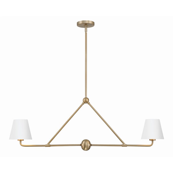 Two Light Chandelier by Crystorama Two Light Chandelier by Crystorama