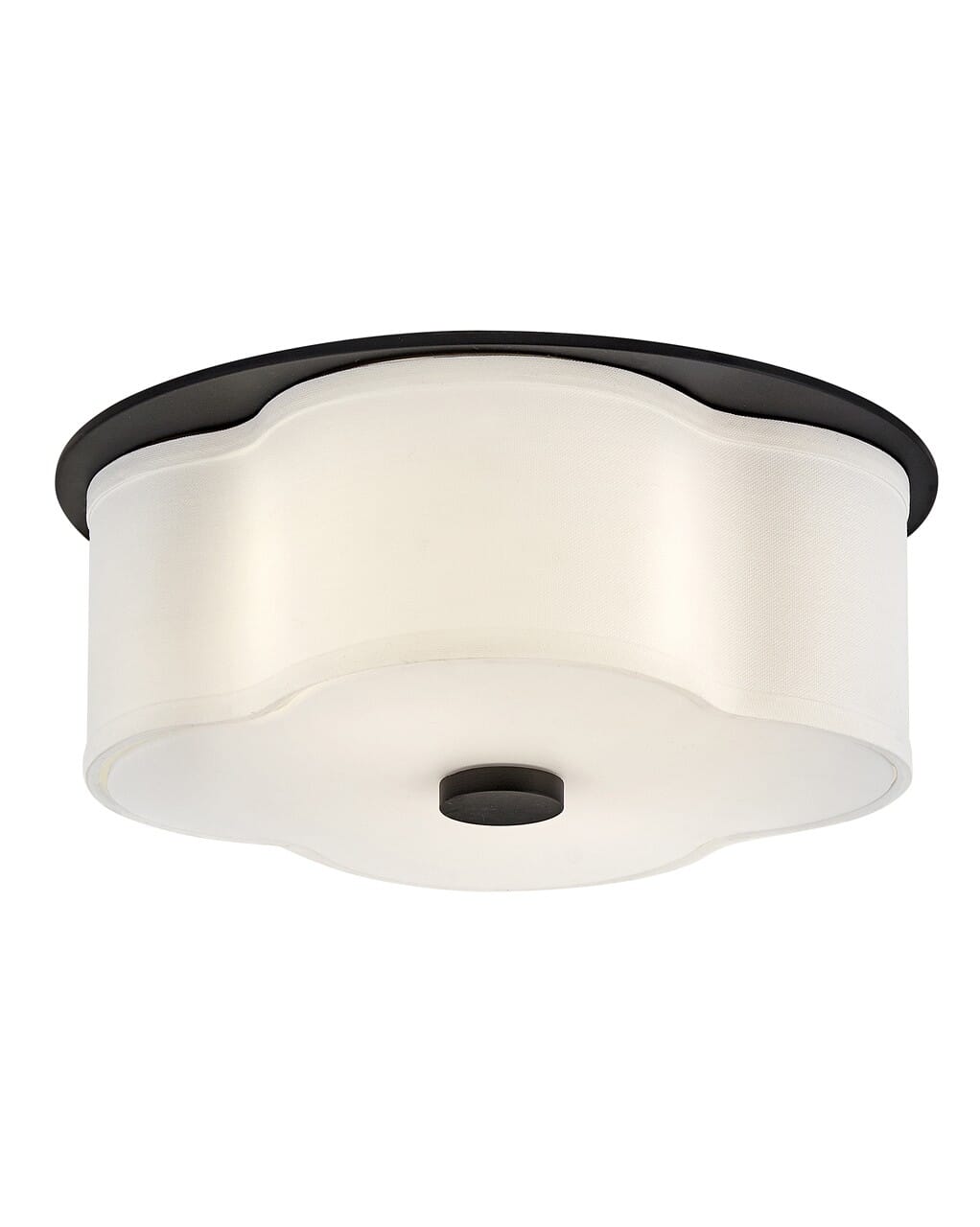 Black LED Flush Mount from the Delaney Collection