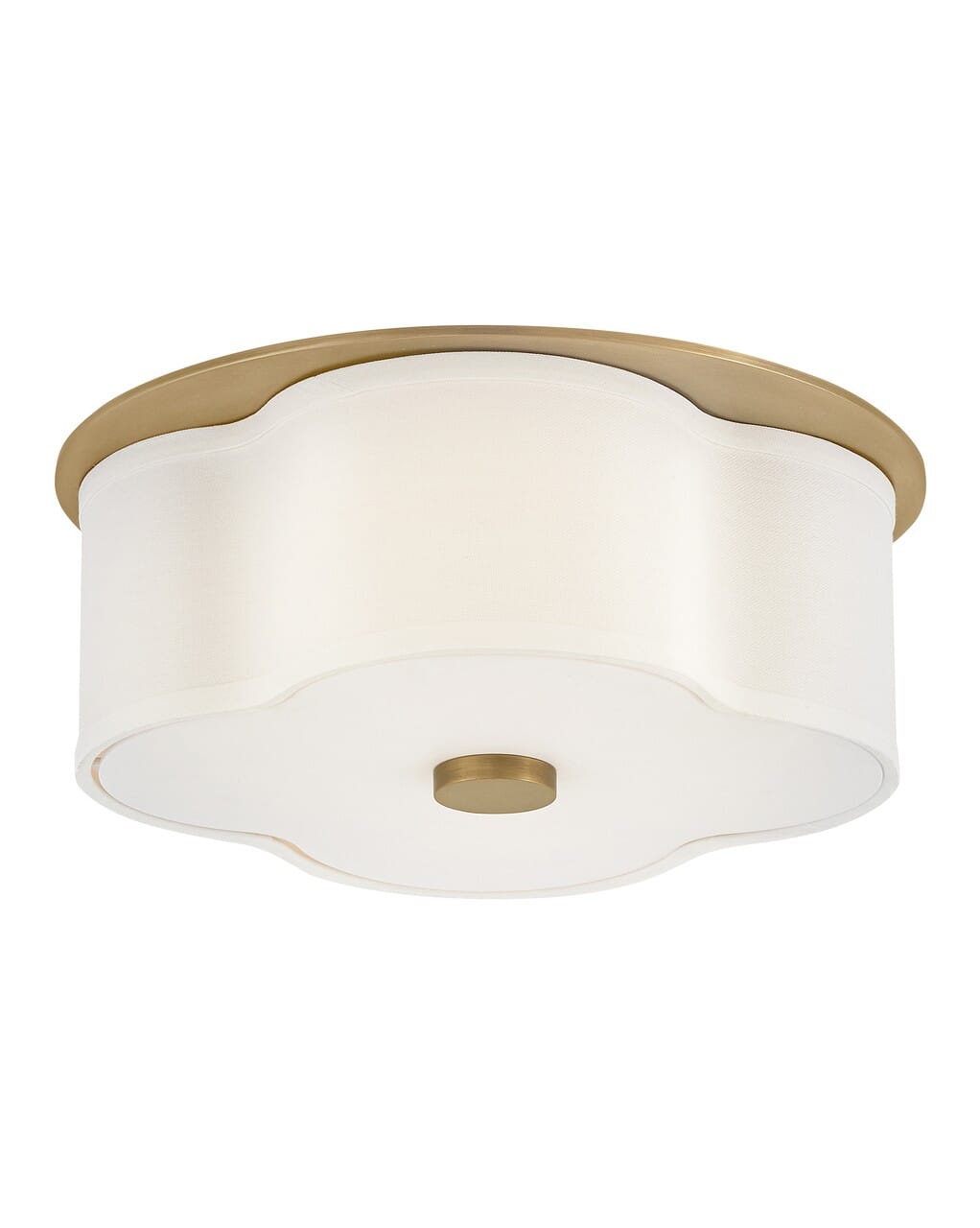 Heritage Brass LED Flush Mount from the Delaney Collection