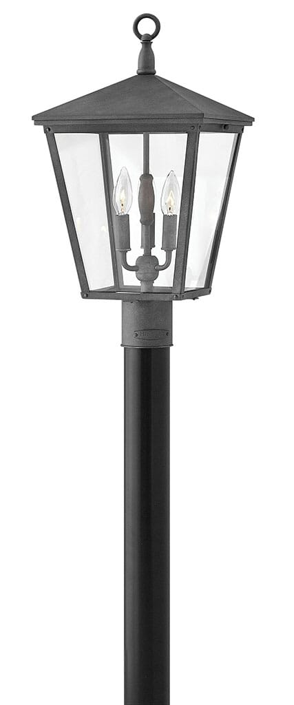 Hinkley Anchorage 3-Light Outdoor Light In Aged Zinc