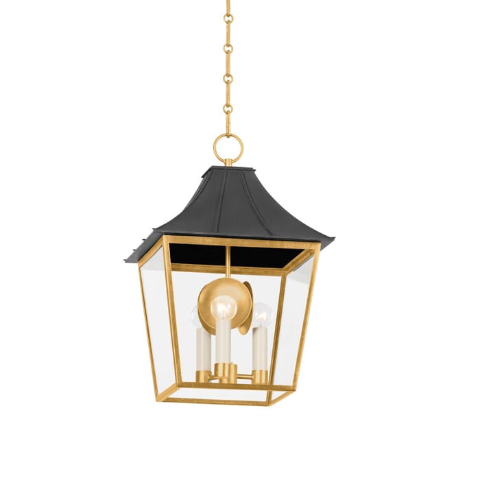 Three Light Lantern by Hudson Valley Three Light Lantern by Hudson Valley