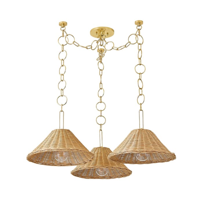 Three Light Chandelier by Mitzi Three Light Chandelier by Mitzi