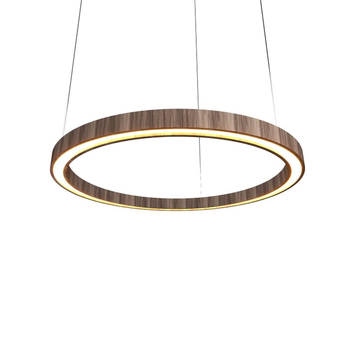 Frame LED Pendant in American Walnut Frame LED Pendant in American Walnut