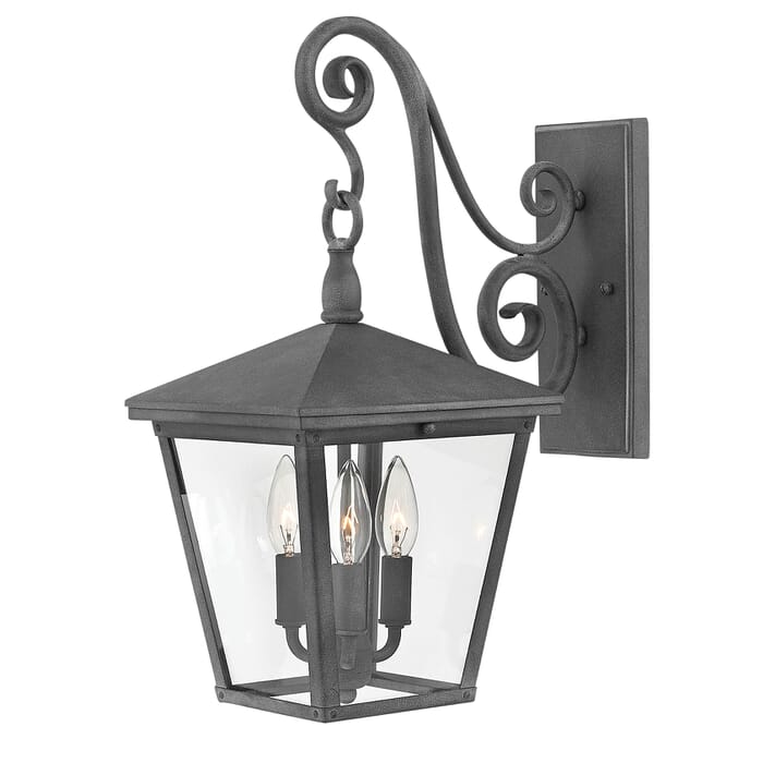 Hinkley Trellis 3-Light Outdoor Medium Wall Mount in Aged Zinc Hinkley Trellis 3-Light Outdoor Medium Wall Mount in Aged Zinc