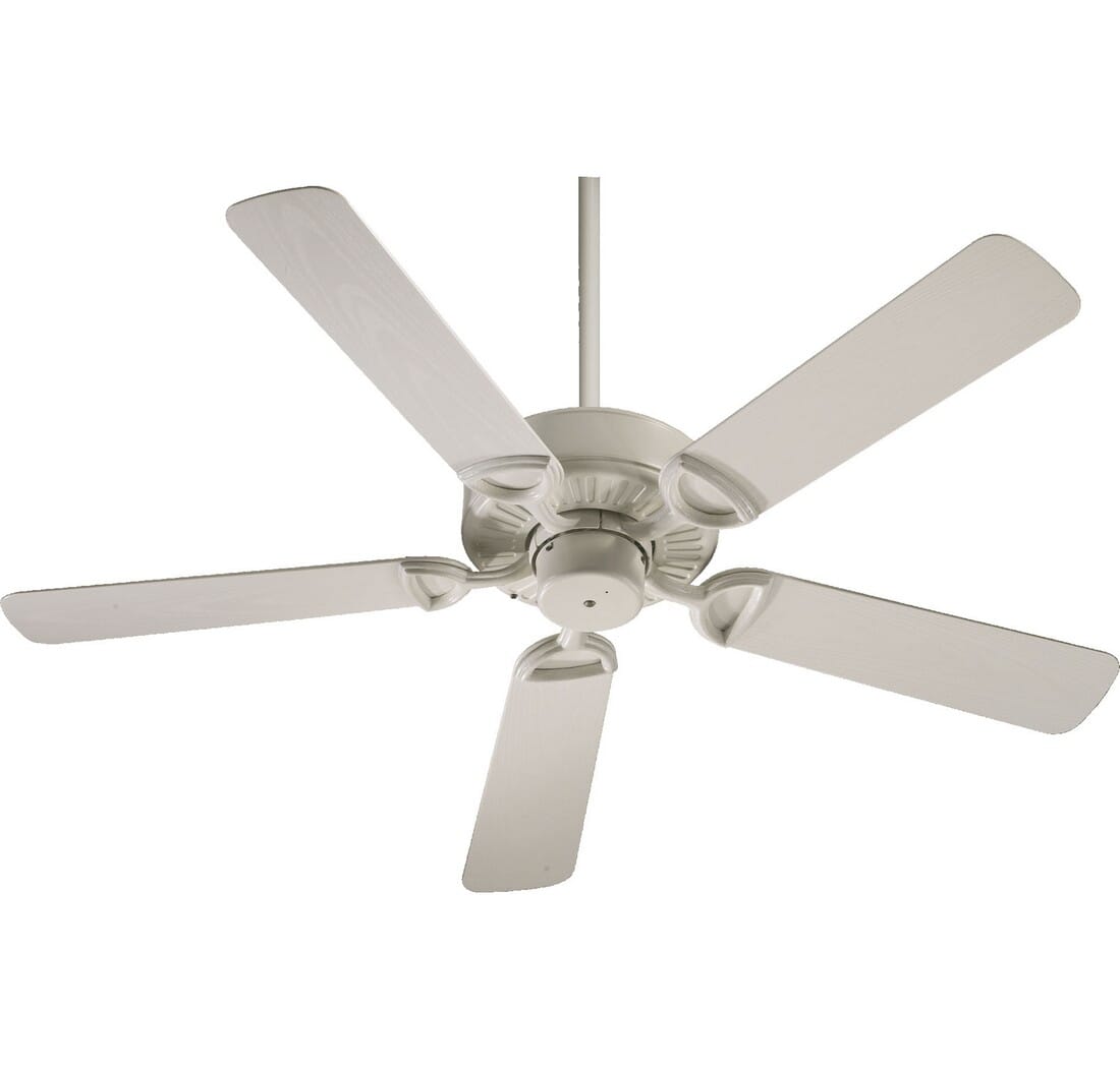 Quorum Estate Patio 52" Outdoor Ceiling Fan in Antique White