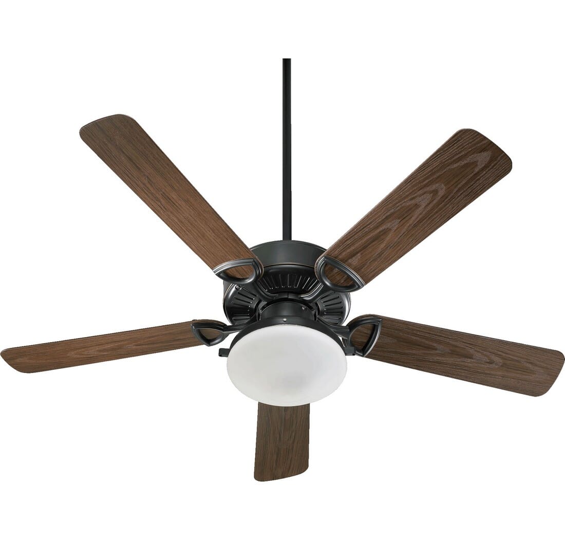 Quorum Estate Patio 2-Light 52" Outdoor Ceiling Fan in Old World