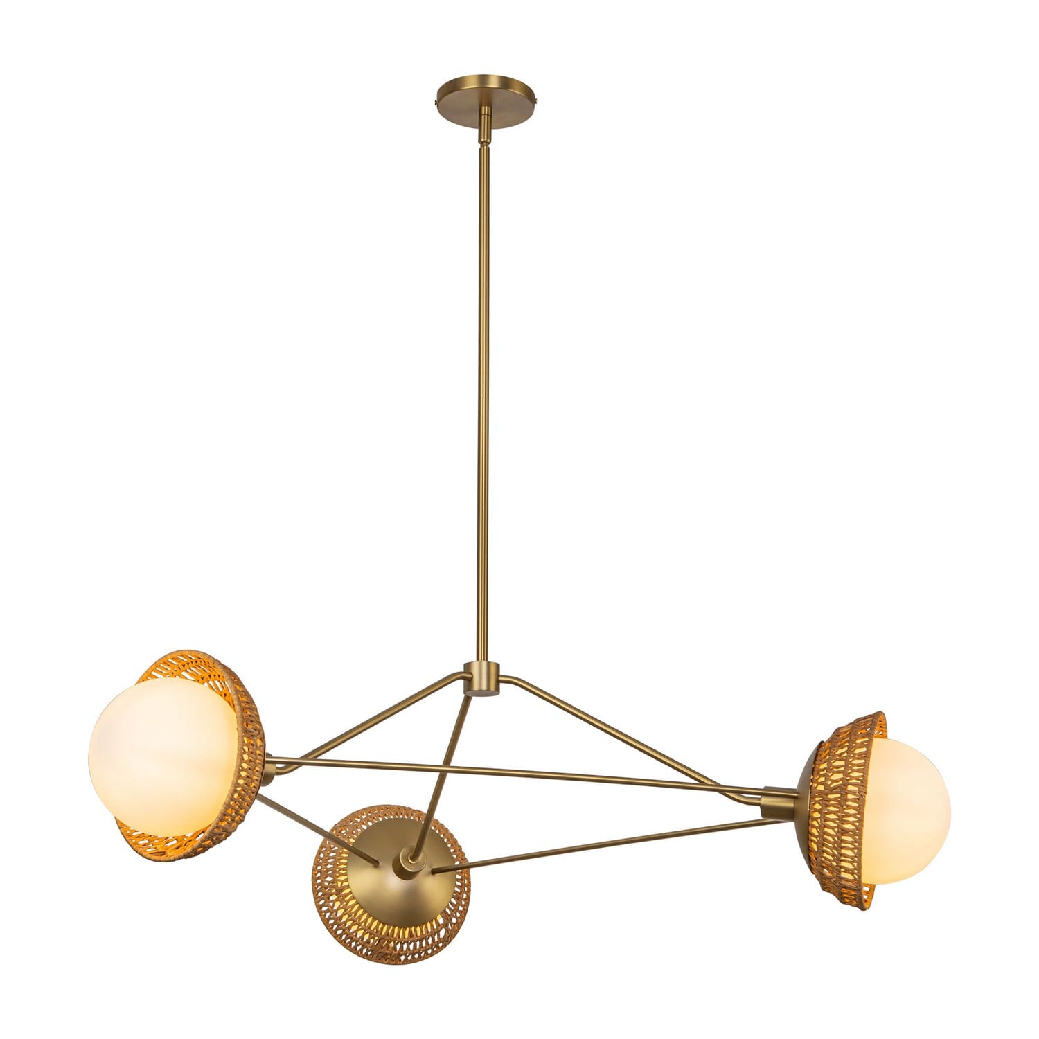 Three Light Chandelier by Alora