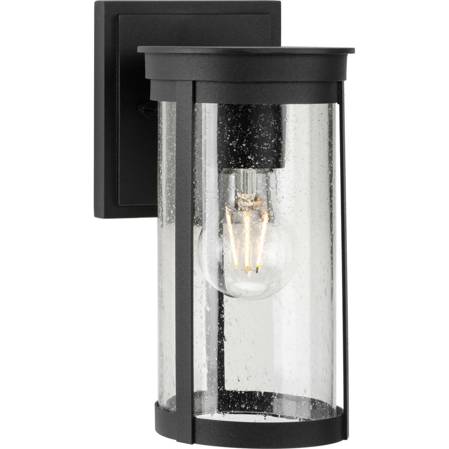 Black One Light Outdoor Wall Lantern from the Belden Collection