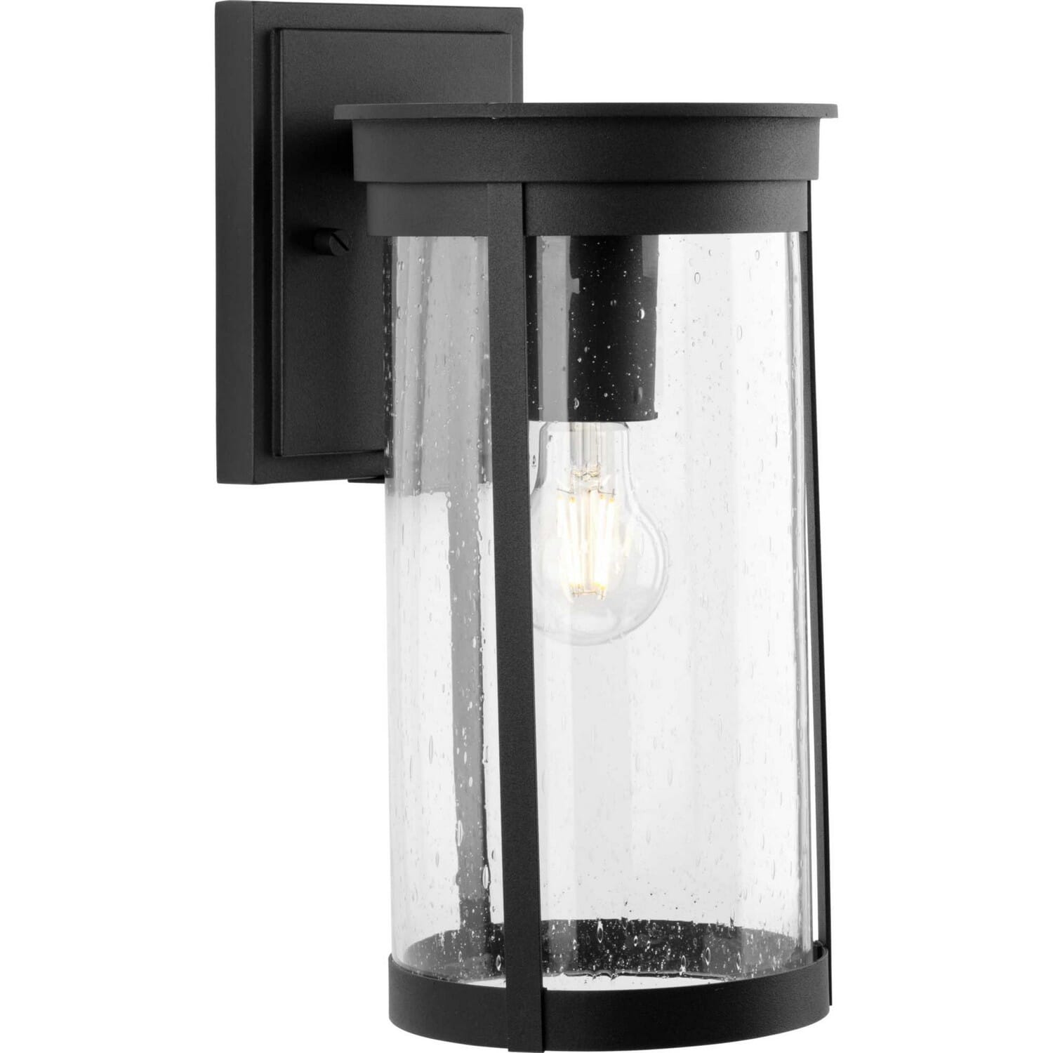 Black One Light Outdoor Wall Lantern from the Belden Collection