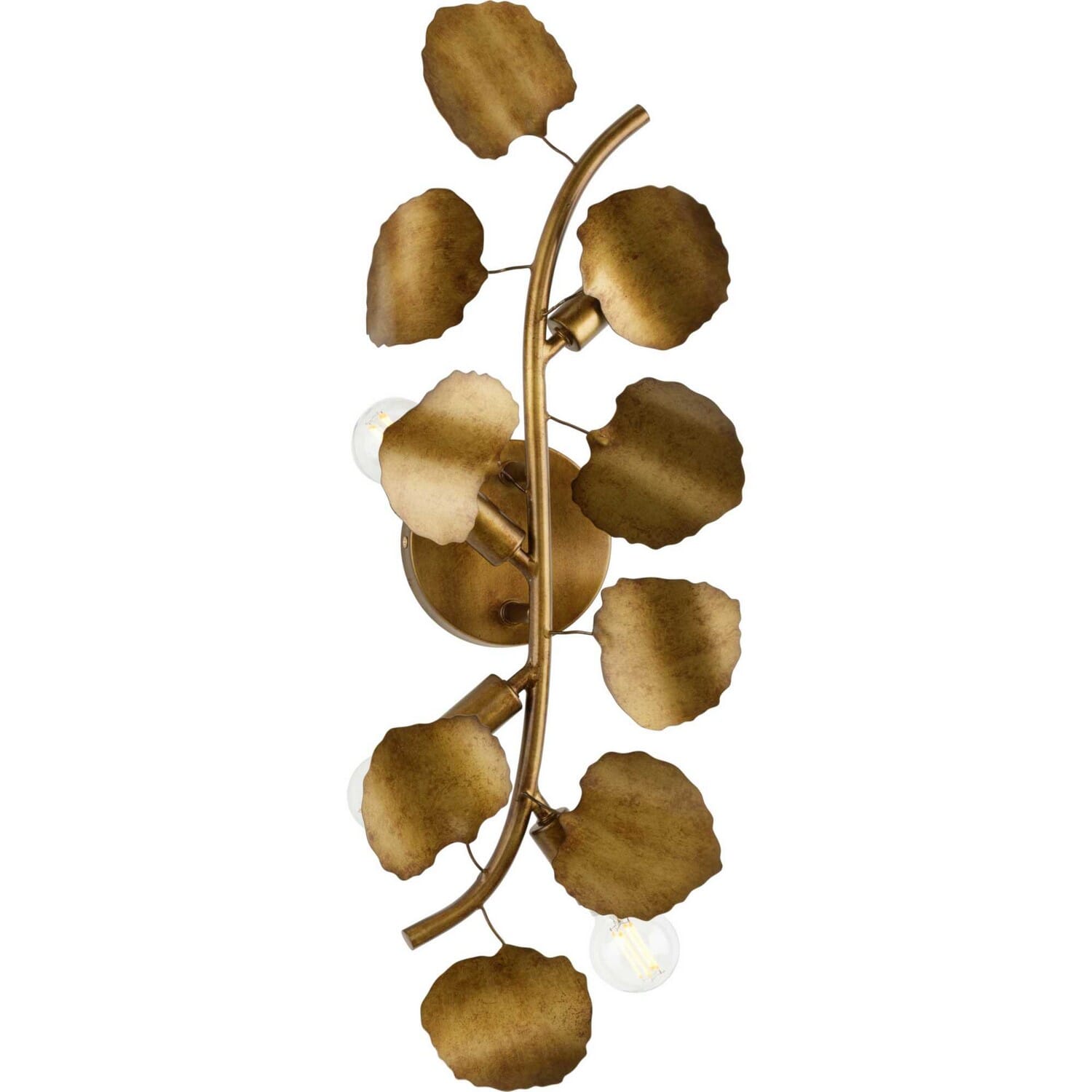 Gold Ombre Four Light Wall Bracket from the Laurel Collection