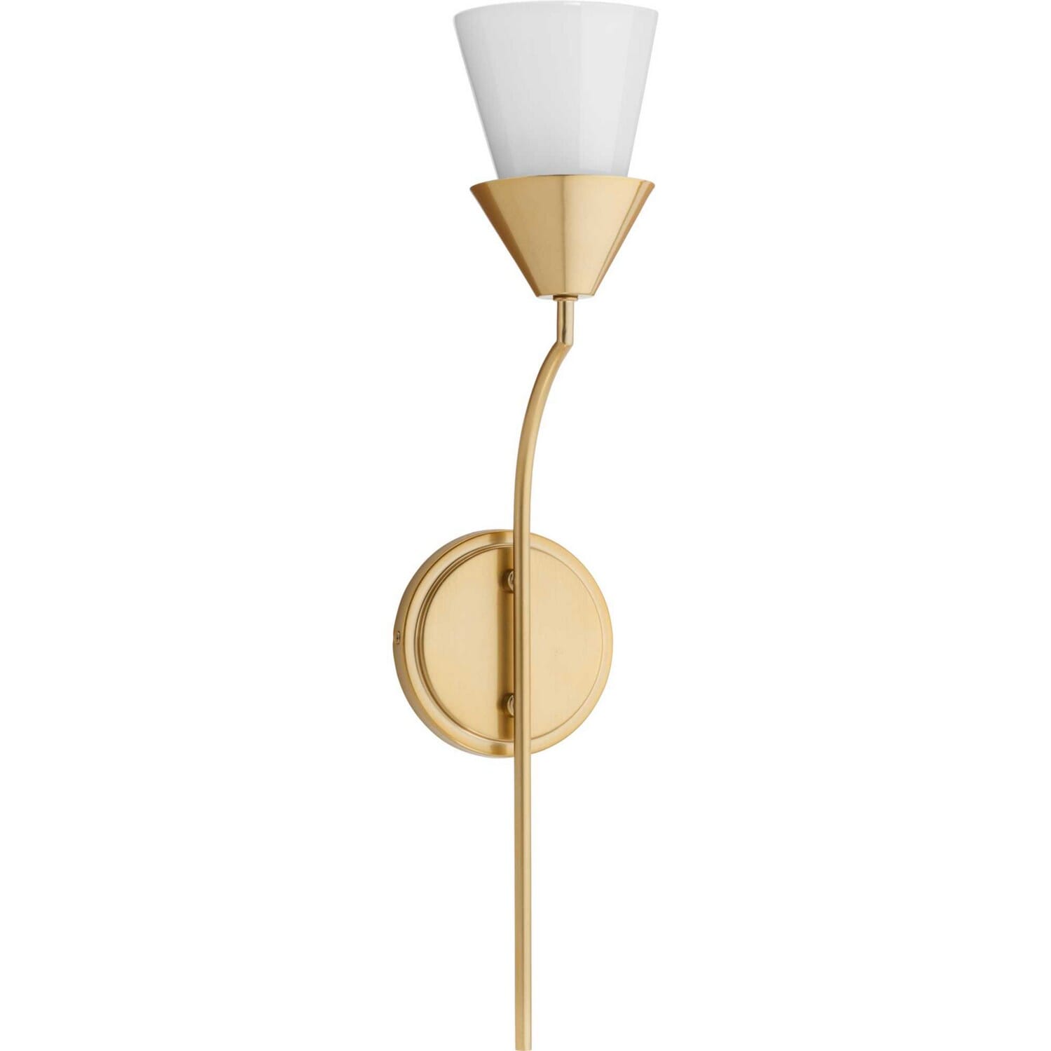 Soft Gold One Light Wall Bracket from the Pinellas Collection