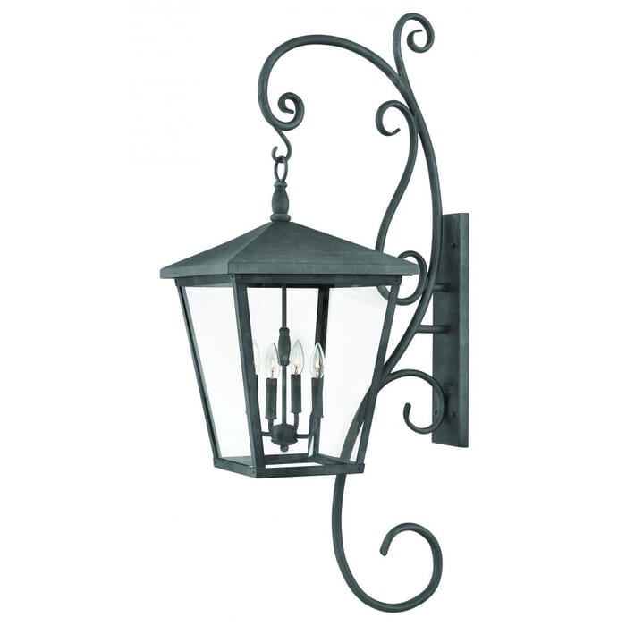 Hinkley Trellis 4-Light Outdoor Extra Large Wall Mount in Aged Zinc Hinkley Trellis 4-Light Outdoor Extra Large Wall Mount in Aged Zinc