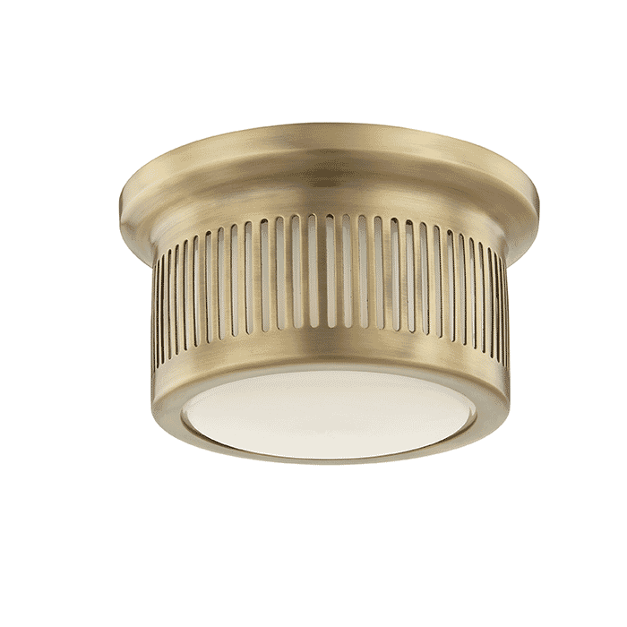 Hudson Valley Bangor Ceiling Light in Aged Brass Hudson Valley Bangor Ceiling Light in Aged Brass