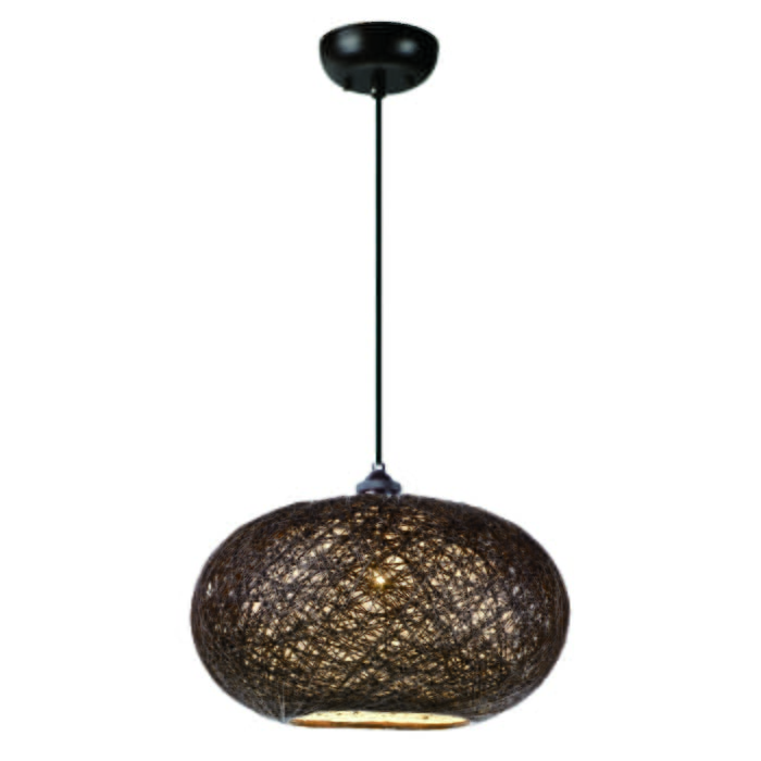 Maxim Lighting Bali 15.75" Twine Pendant in Chocolate Maxim Lighting Bali 15.75" Twine Pendant in Chocolate