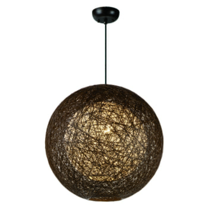 Maxim Lighting Bali 19" Twine Pendant in Chocolate Maxim Lighting Bali 19" Twine Pendant in Chocolate