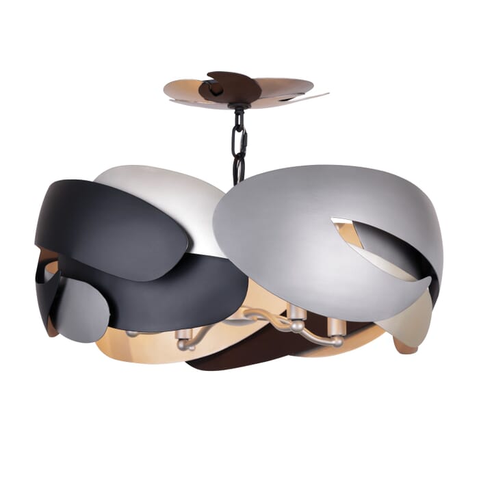 Four Light Semi Flush Mount by George Kovacs Four Light Semi Flush Mount by George Kovacs