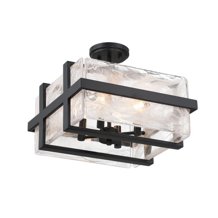 Four Light Semi Flush Mount by Minka-Lavery Four Light Semi Flush Mount by Minka-Lavery