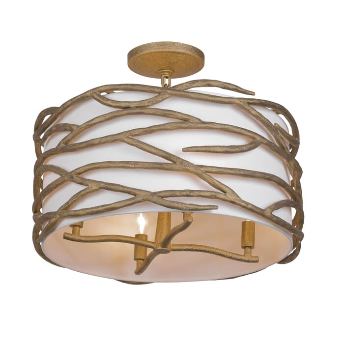 Four Light Semi Flush Mount by Minka-Lavery Four Light Semi Flush Mount by Minka-Lavery