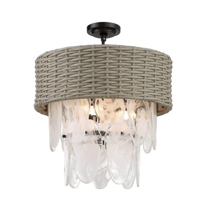 Six Light Semi Flush Mount by Minka-Lavery Six Light Semi Flush Mount by Minka-Lavery