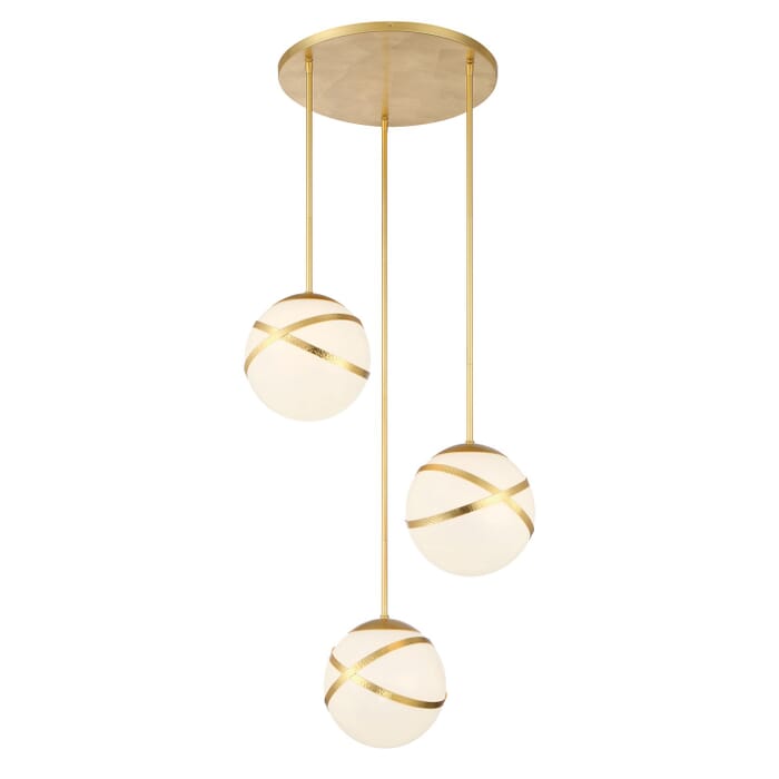 Three Light Pan Pendant by Minka-Lavery Three Light Pan Pendant by Minka-Lavery