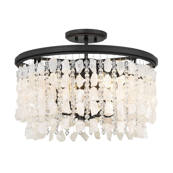 Four Light Semi Flush Mount by Minka-Lavery Four Light Semi Flush Mount by Minka-Lavery