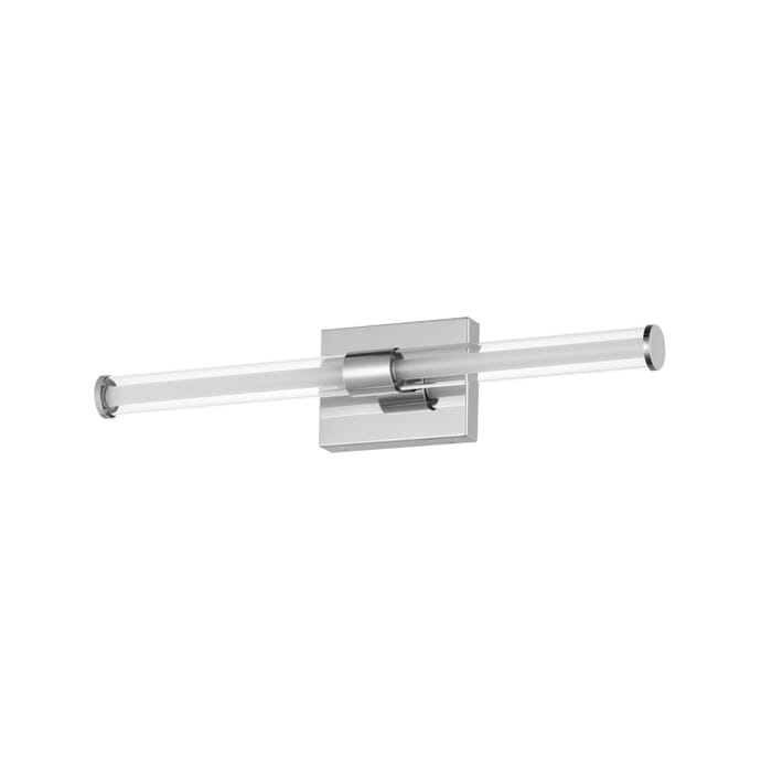 Fuse 1-Light LED Bathroom Vanity Light in Polished Chrome Fuse 1-Light LED Bathroom Vanity Light in Polished Chrome