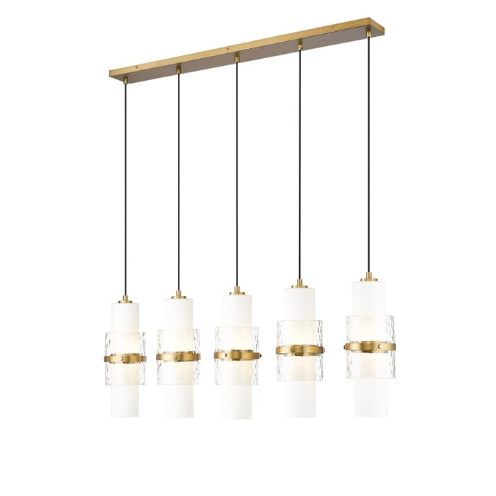 Five Light Linear Chandelier Five Light Linear Chandelier