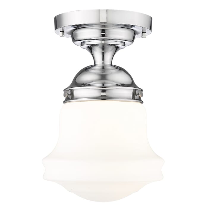 One Light Flush Mount One Light Flush Mount