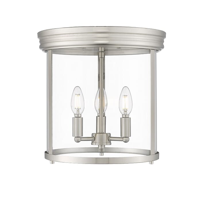 Three Light Flush Mount Three Light Flush Mount