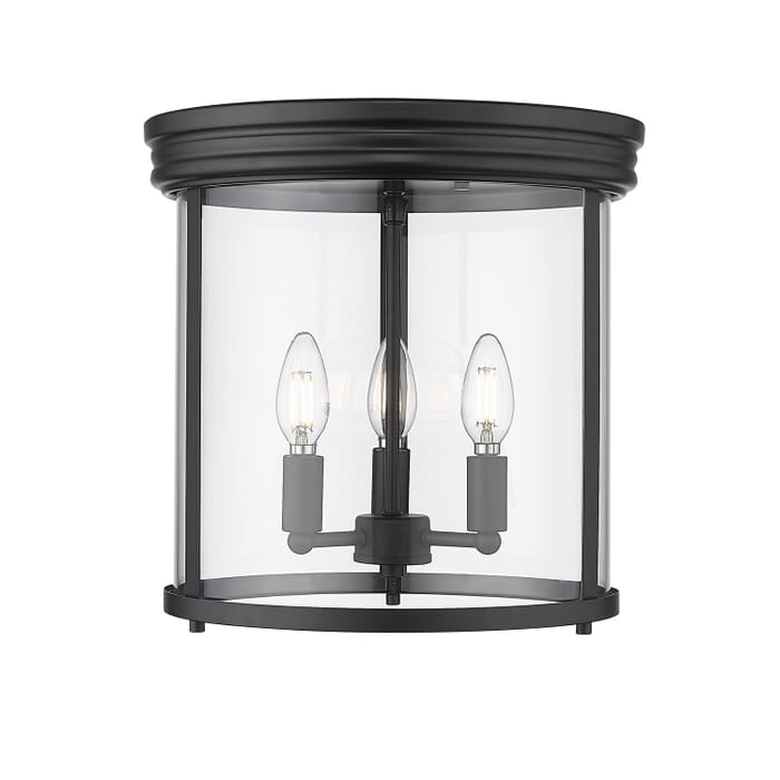 Three Light Flush Mount Three Light Flush Mount