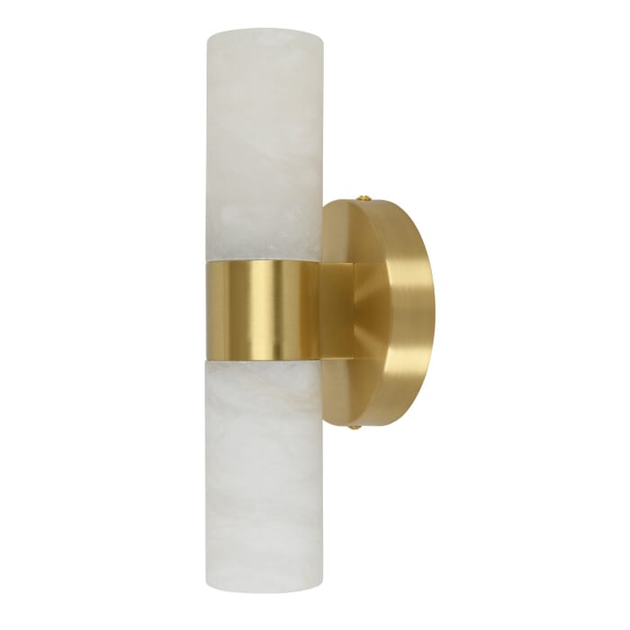 Luella 2-Light Wall Bracket in Brass Luella 2-Light Wall Bracket in Brass