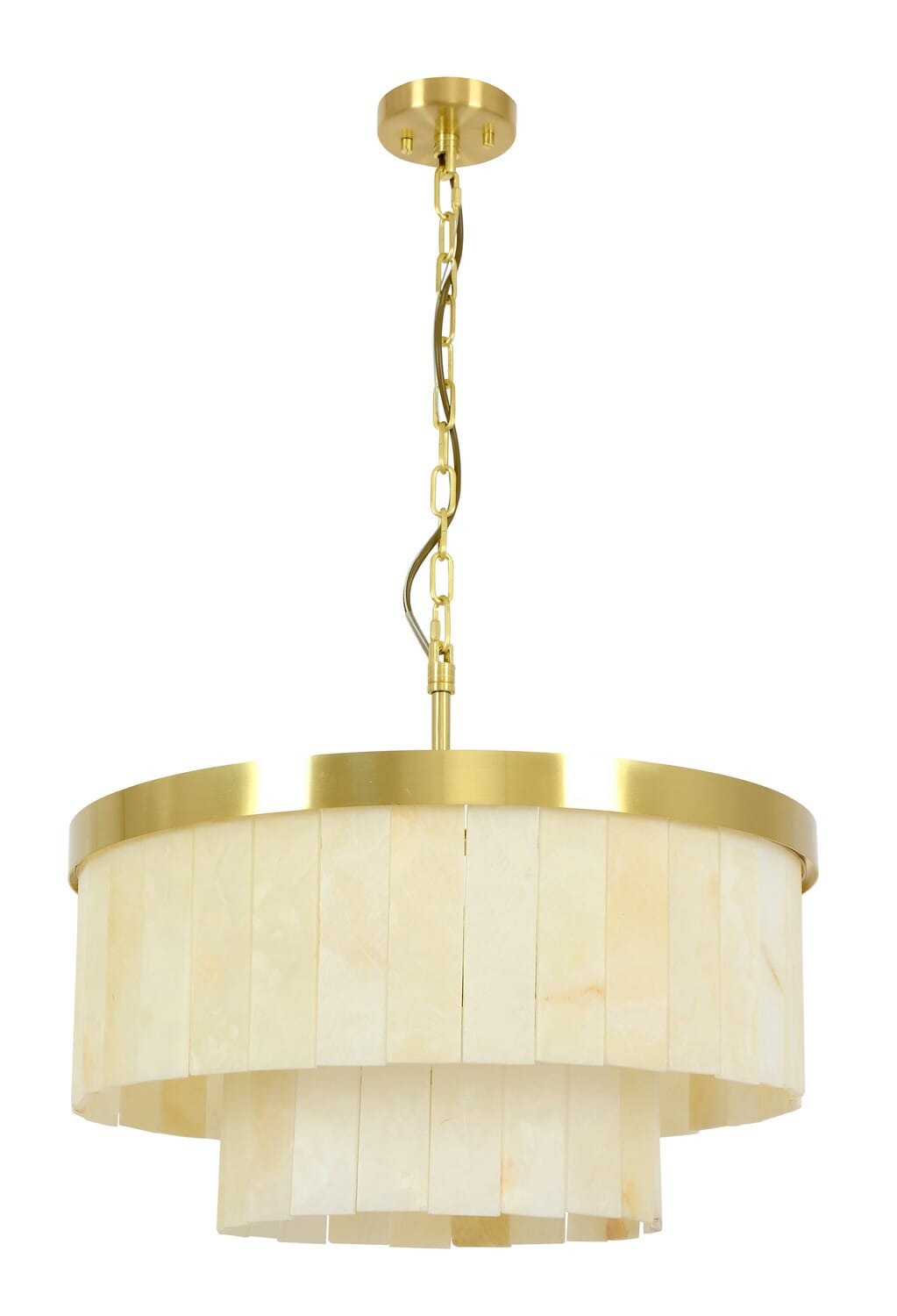 Elora 9-Light Pendant in Brass