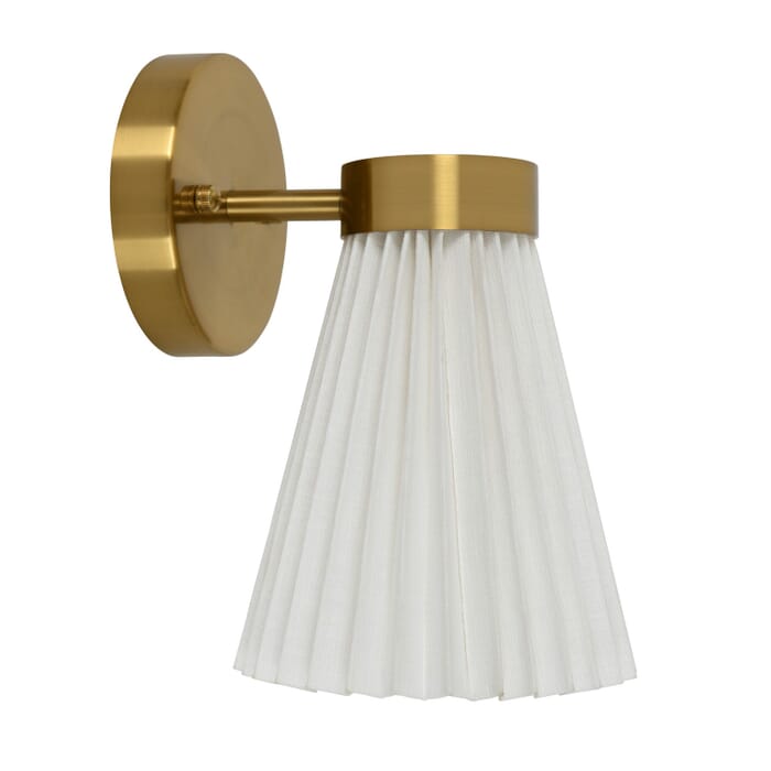Amore 1-Light Wall Bracket in BrassWhite Amore 1-Light Wall Bracket in BrassWhite