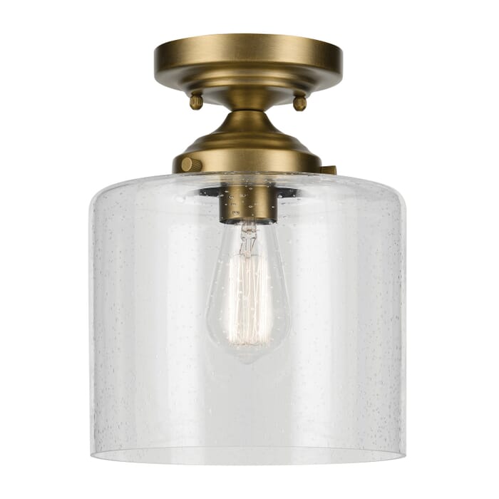 One Light Semi Flush Mount by Kichler One Light Semi Flush Mount by Kichler