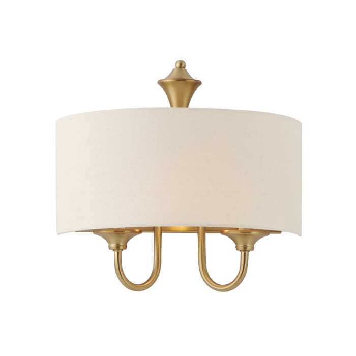 Bongo 1-Light Wall Sconce in Natural Aged Brass Bongo 1-Light Wall Sconce in Natural Aged Brass