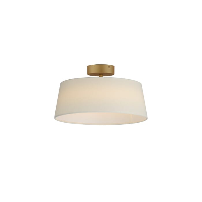Paramount 1-Light LED Flush Mount in Natural Aged Brass Paramount 1-Light LED Flush Mount in Natural Aged Brass