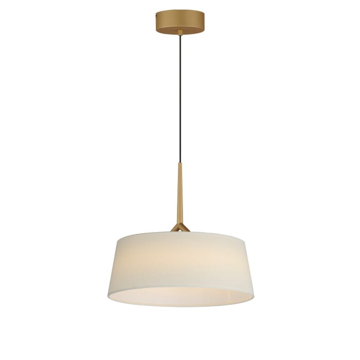 Paramount 1-Light LED Pendant in Natural Aged Brass Paramount 1-Light LED Pendant in Natural Aged Brass