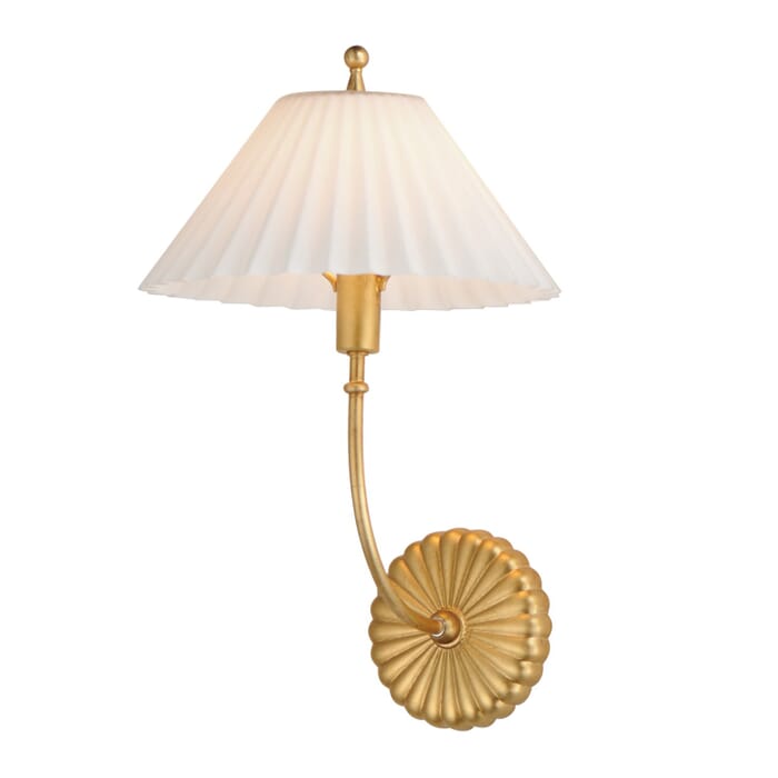 Kismet 1-Light Wall Sconce in Gold Leaf Kismet 1-Light Wall Sconce in Gold Leaf