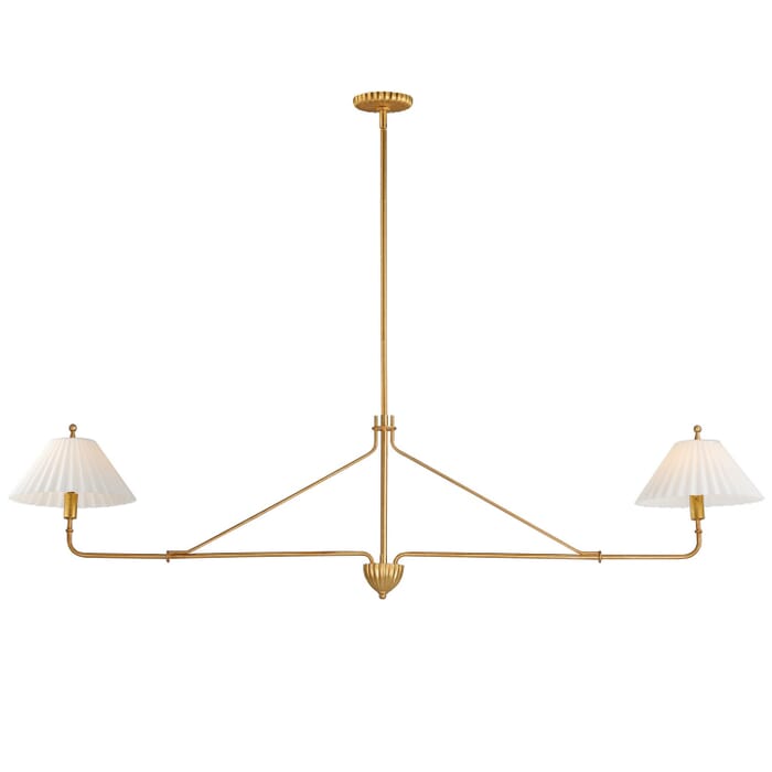 Kismet 2-Light Pendant in Gold Leaf Kismet 2-Light Pendant in Gold Leaf