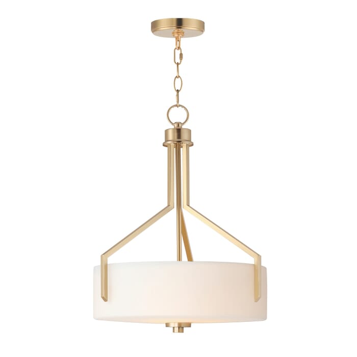 Dart 3-Light Pendant in Satin Brass Dart 3-Light Pendant in Satin Brass