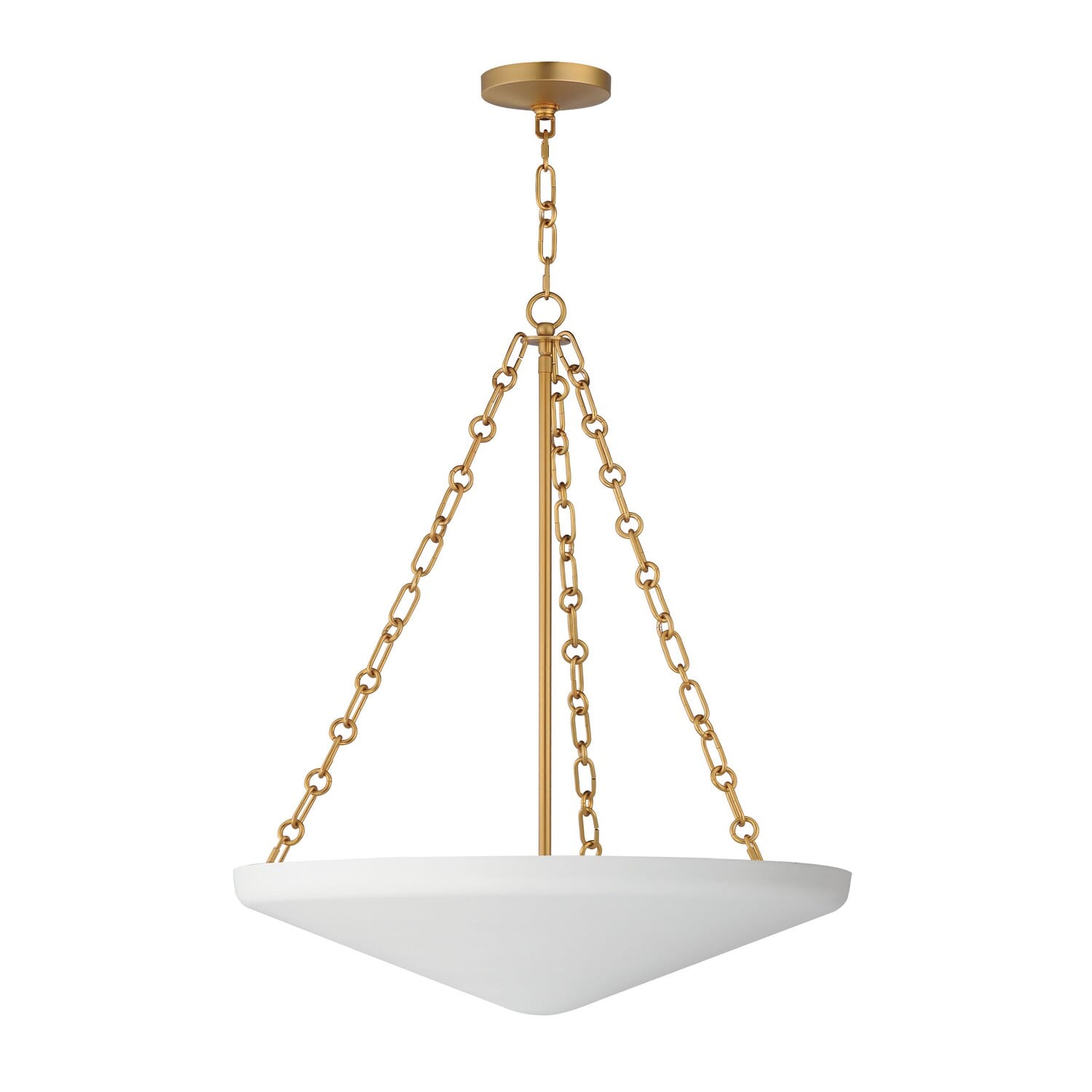 Artemis 6-Light Pendant in Natural Aged Brass