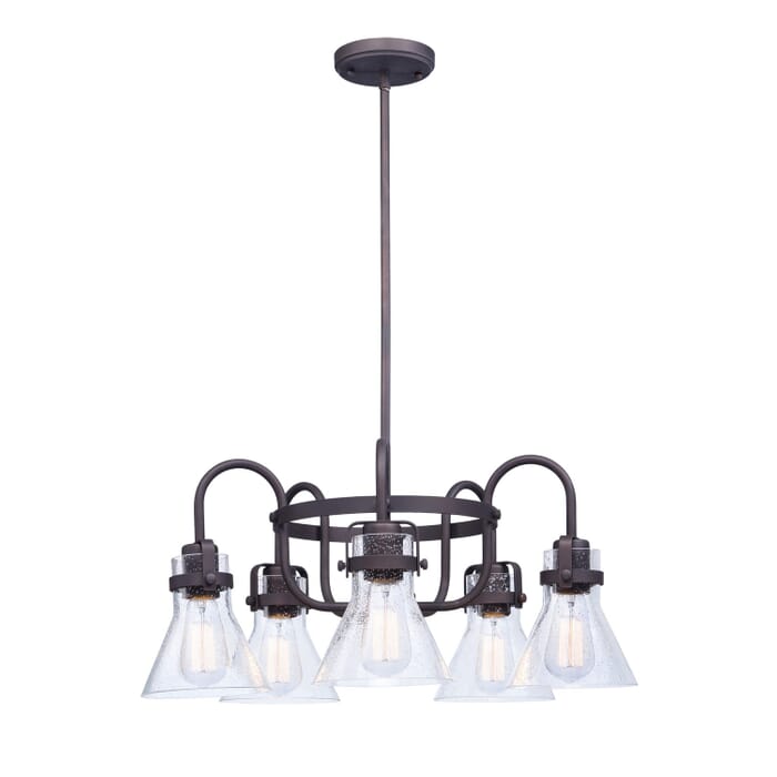 Seafarer 5-Light LED Chandelier in Oil Rubbed Bronze Seafarer 5-Light LED Chandelier in Oil Rubbed Bronze