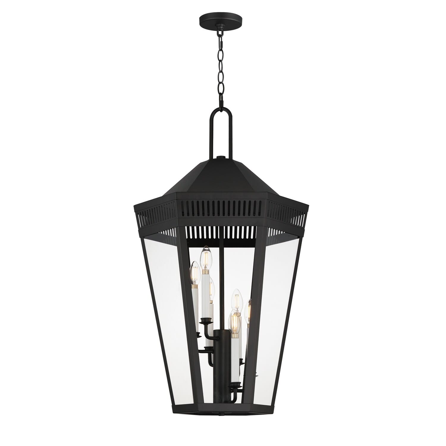 Oxford 6-Light Outdoor Pendant in Black