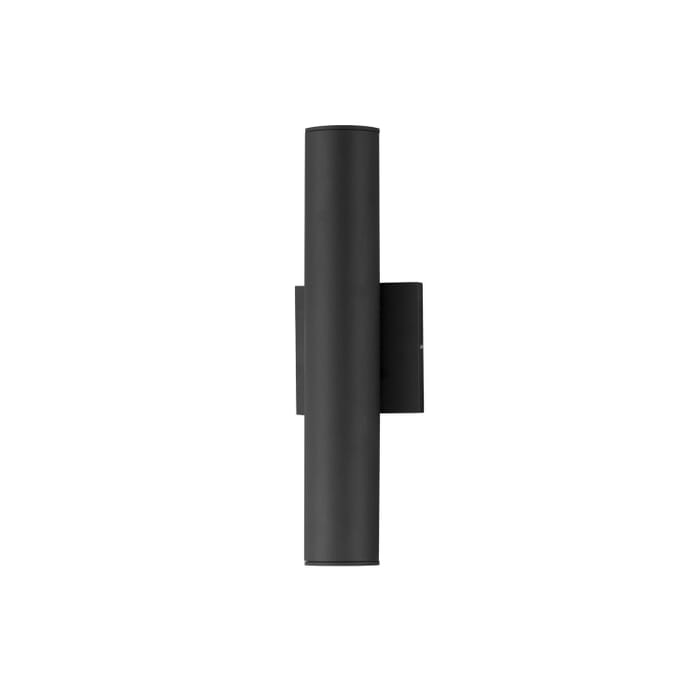 Calibro 2-Light LED Outdoor Wall Sconce in Black Calibro 2-Light LED Outdoor Wall Sconce in Black