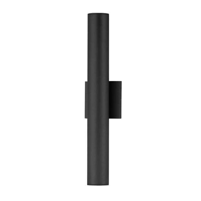 Calibro 2-Light LED Outdoor Wall Sconce in Black Calibro 2-Light LED Outdoor Wall Sconce in Black