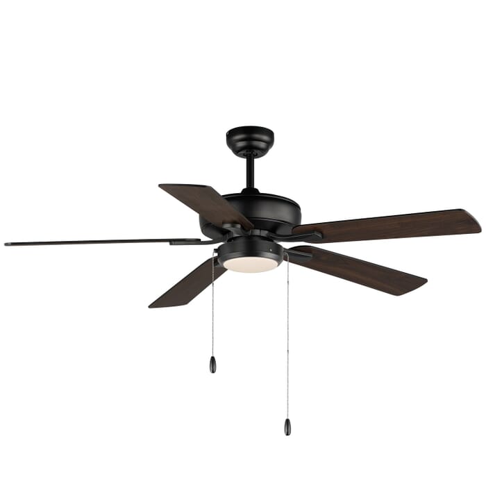 Super-Max 1-Light 52" Hanging Ceiling Fan in Black Super-Max 1-Light 52" Hanging Ceiling Fan in Black