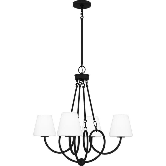 Four Light Chandelier by Quoizel Four Light Chandelier by Quoizel
