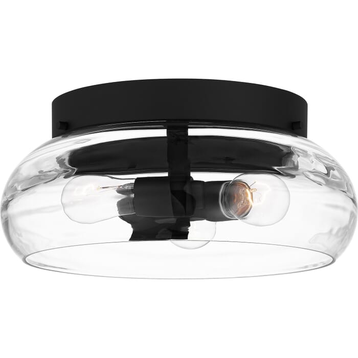 Three Light Flush Mount by Quoizel Three Light Flush Mount by Quoizel